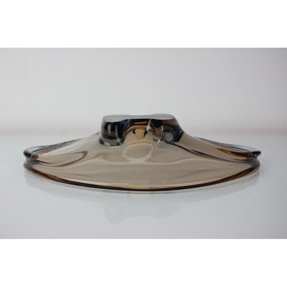 Image 1 of Schale aus Kunstglas von Zelezno Borske Sklo, Tschechoslowakei 1960