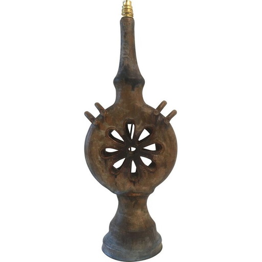 Vintage-Keramiklampe von Françoise Chedeville, Frankreich 1970