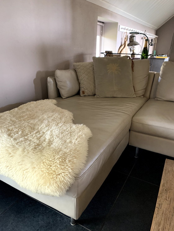 Image 1 of Leder-Ecksofa