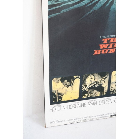 Image 1 of Vintage-Plakat des Films "The Wild Bunch" von Sam Peckinpah, 1970