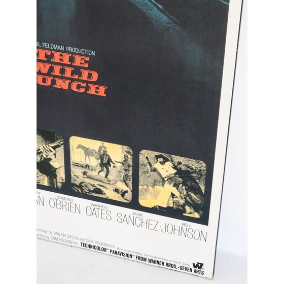 Image 1 of Vintage-Plakat des Films "The Wild Bunch" von Sam Peckinpah, 1970