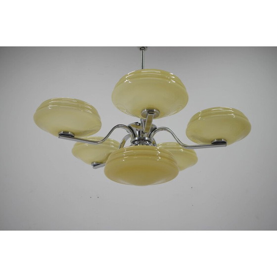 Image 1 of Vintage Art Deco-Kronleuchter, Tschechoslowakei 1940