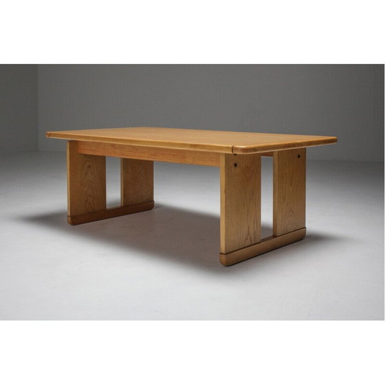 Image 1 of Vintage Couchtisch aus Kiefernholz von Afra und Tobia Scarpa für Maxalto, Italien 1970