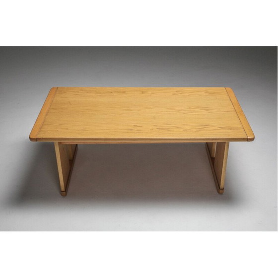 Image 1 of Vintage Couchtisch aus Kiefernholz von Afra und Tobia Scarpa für Maxalto, Italien 1970