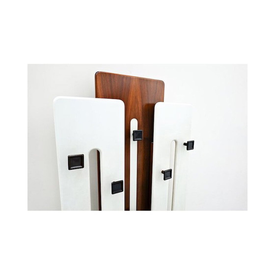 Image 1 of Vintage Holz Garderobe modern Italien 1960er Jahre