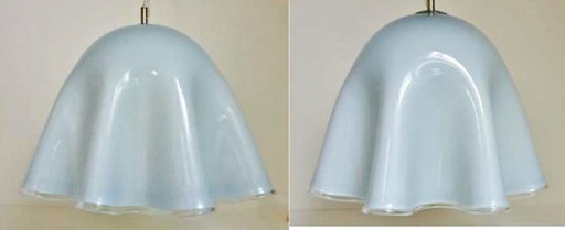 Große Vintage Murano "Fazzoletto" Pendelleuchten