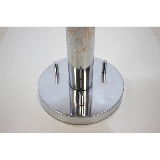 Image 1 of Vintage-Wandleuchte von Šenov aus Glas und Metall, Tschechien 1970