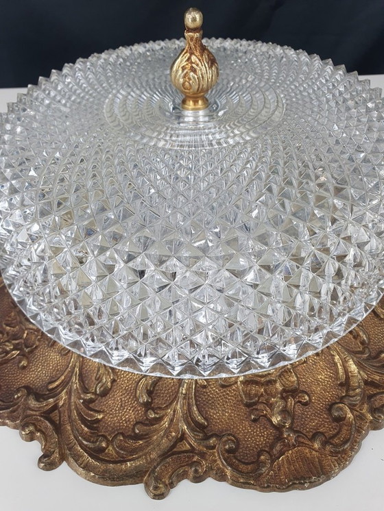 Image 1 of 2100 Barocke Deckenleuchte im Hollywood-Regency-Stil