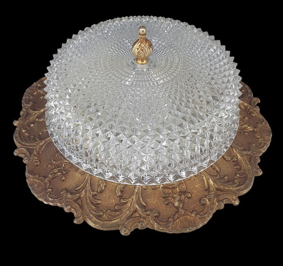 Image 1 of 2100 Barocke Deckenleuchte im Hollywood-Regency-Stil