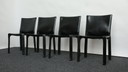 4x Cassina Mario Bellini 'CAB 412' Stölen