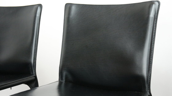 Image 1 of 4x Cassina Mario Bellini 'CAB 412' Stölen