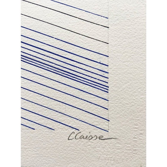 Image 1 of Geometrische Komposition von Genevieve Claisse, 1970