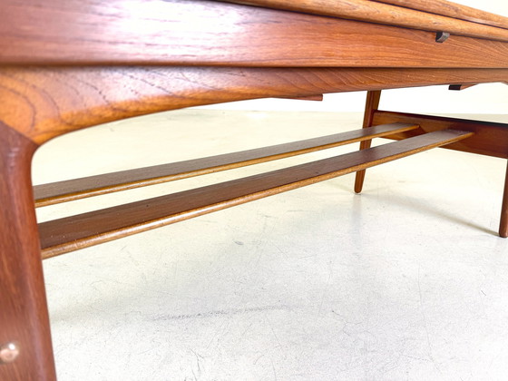 Image 1 of Mid Century Elevator Couchtisch Trioh Teak