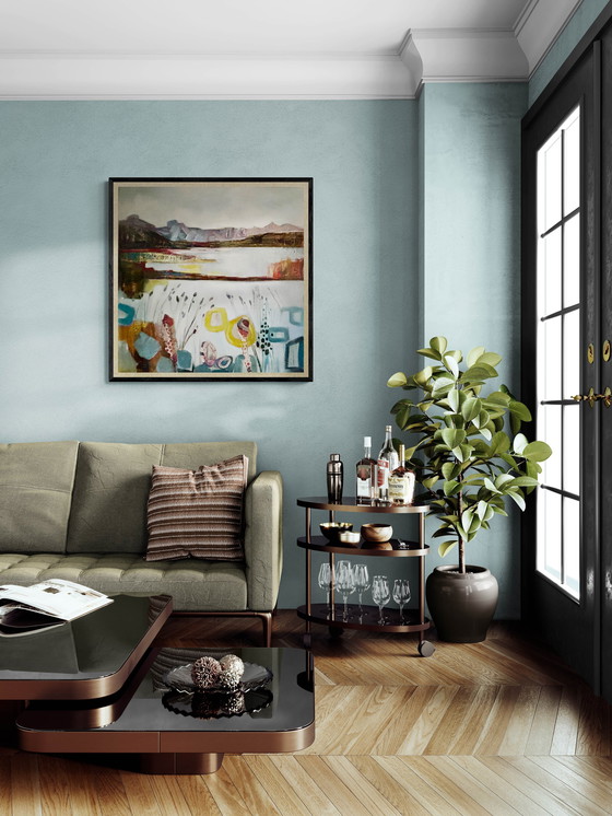 Image 1 of Abstrakte Landschaft