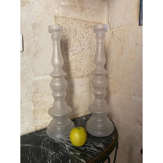 Image 1 of Paar Vintage-Kerzenständer im Art-Deco-Stil, 1930