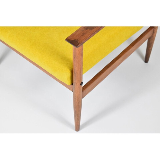 Image 1 of Alter gelber Sessel Typ 300-190 von Radomsko 1970