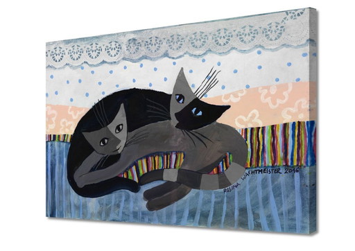 Rosina Wachtmeister ---Schlafende Katzen (Sonderpreis)