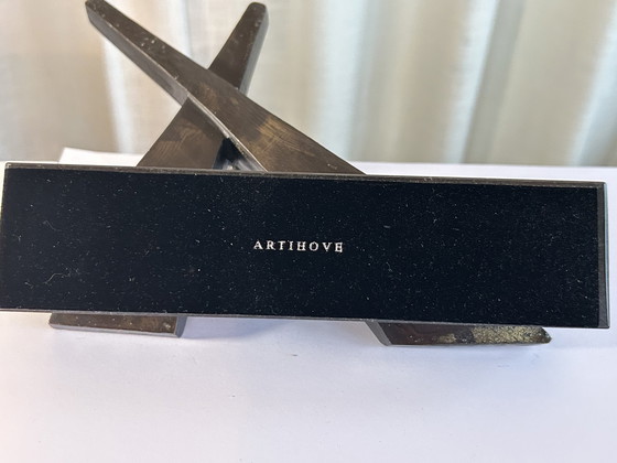 Image 1 of Corry Ammerlaan - Über die Trennung von Straßen - Bronzeskulptur - Artihove