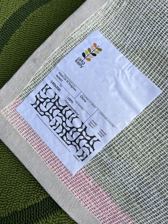 Image 1 of Orla Kiely Giant Lin St Seegras-Innen- und Outdoor-Teppich