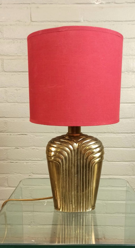 Vintage Hollywood Regency Stil Tischlampe