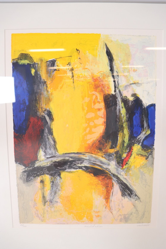 Image 1 of Siebdruck von Hans Varhorck W46