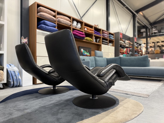 Image 1 of 2 Jori Recliners Schwarz Leder Mono Move