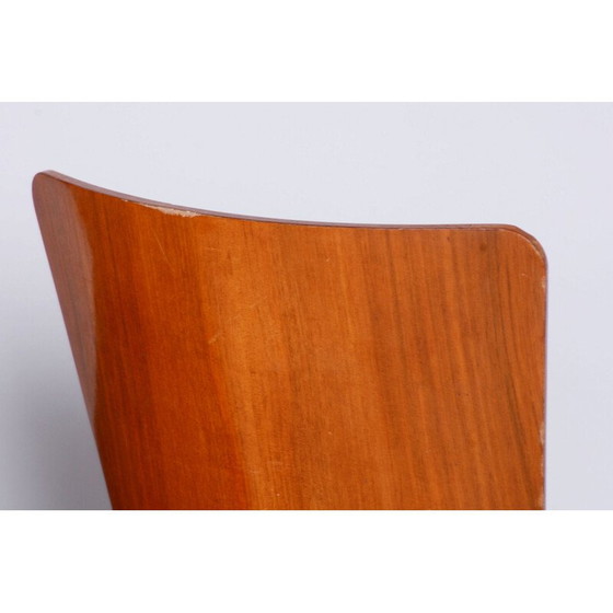 Image 1 of Satz von 4 Buchenholzstühlen von Jindrich Halabala für UP Zavody, Tschechoslowakei 1940