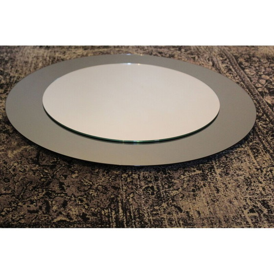 Image 1 of Paar runde Vintage-Glasspiegel minetti Möbel und Dekoration, Italien