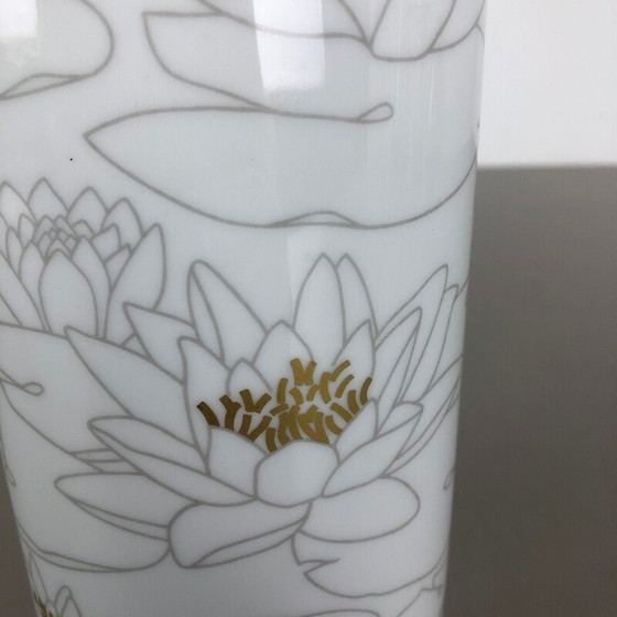 Image 1 of Große Vintage OP Art Vase Porzellan von Rosenthal Studio Line Deutsch 1970er Jahre