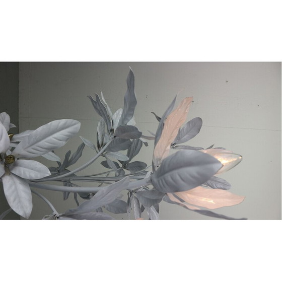 Image 1 of Weiße florale Stehleuchte von Hans Kögl