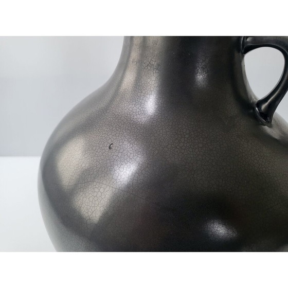 Image 1 of Schwarze Vase aus Keramik, 1950