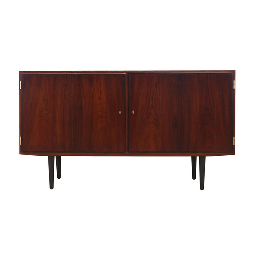 Rosenholzschrank, Dänisches Design, 1970er Jahre, Designer: Carlo Jensen, Herstellung: Hundevad