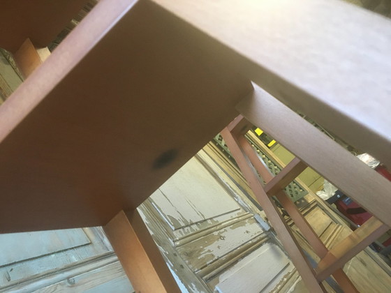 Image 1 of Pyramidenförmiges Regalpaar "Jodhpur" aus Gummibaumholz, Indien