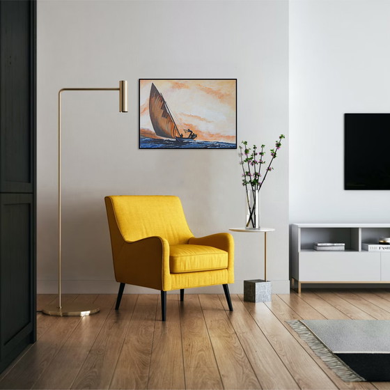 Image 1 of Roland Henrion Azoren-Walfangboot unter Segel