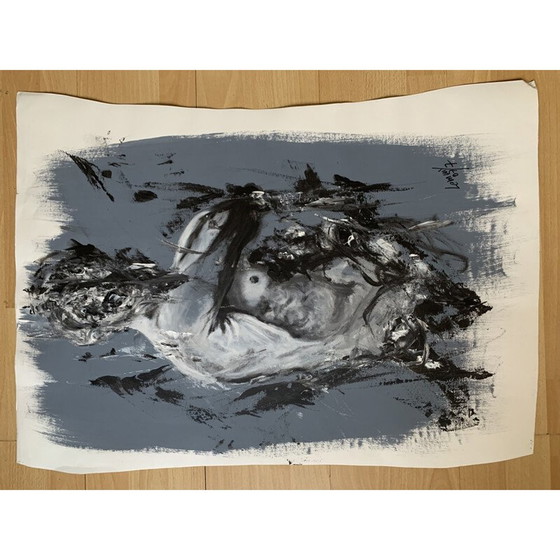 Image 1 of Vintage-Plakat Körper 2 von Lemmy Gonthier, 2014