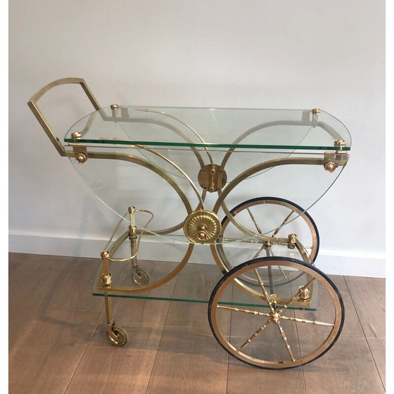 Image 1 of Alter Serviertisch aus dem Haus Baguès, Frankreich 1940