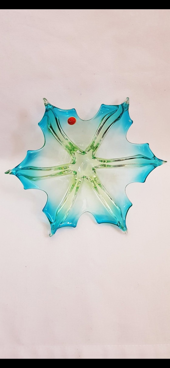 Image 1 of 50' Mittelstück aus Muranoglas mit Etikett