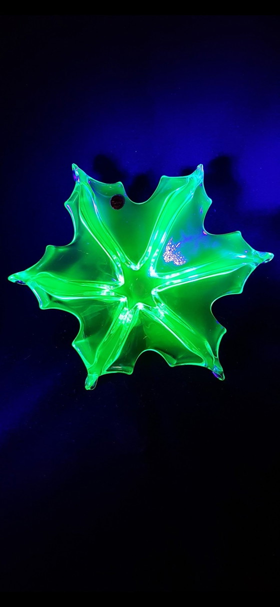 Image 1 of 50' Mittelstück aus Muranoglas mit Etikett