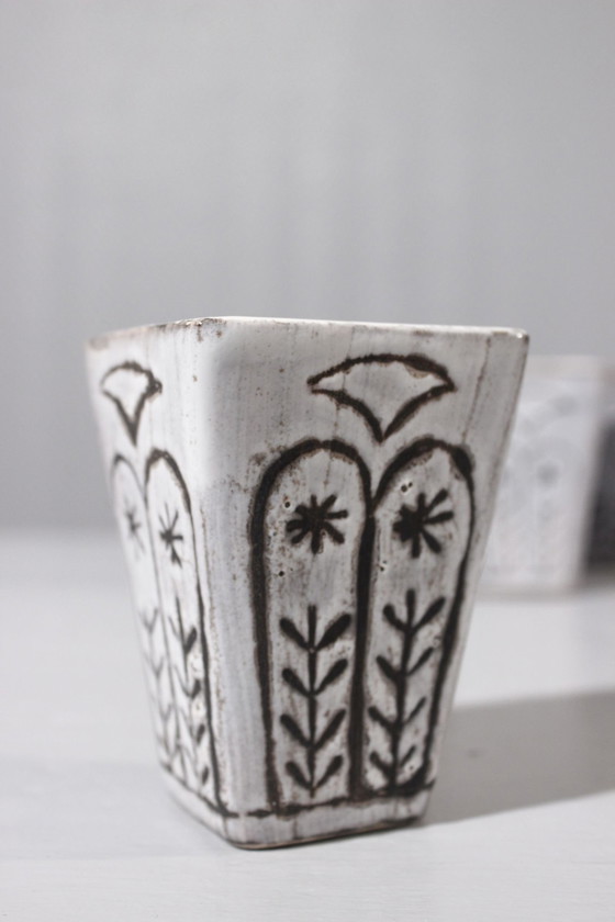 Image 1 of Service À Whisky Vallauris Liqueur 1950S Style Capron Barbier Reynaud Cimal