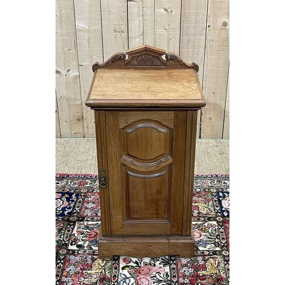 Image 1 of Vintage Nachttisch aus blondem Mahagoni, England