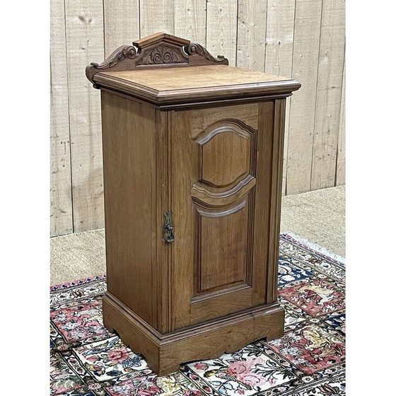 Image 1 of Vintage Nachttisch aus blondem Mahagoni, England