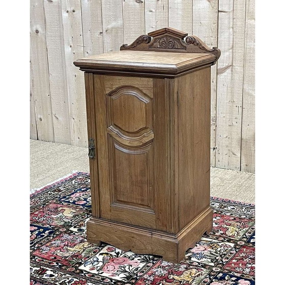 Image 1 of Vintage Nachttisch aus blondem Mahagoni, England