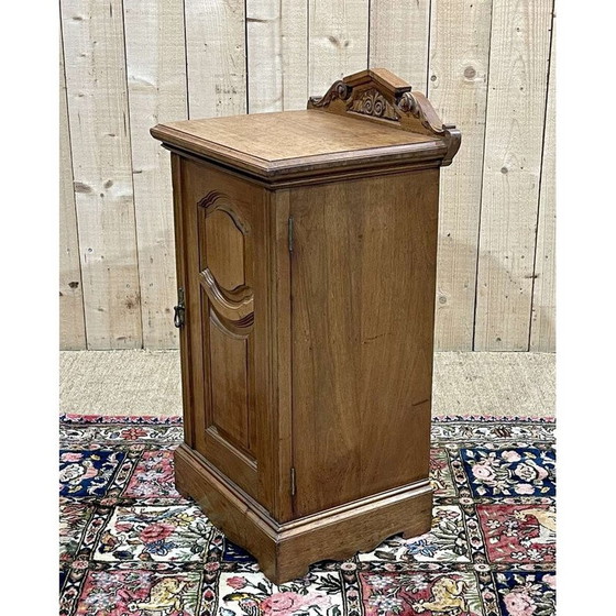 Image 1 of Vintage Nachttisch aus blondem Mahagoni, England