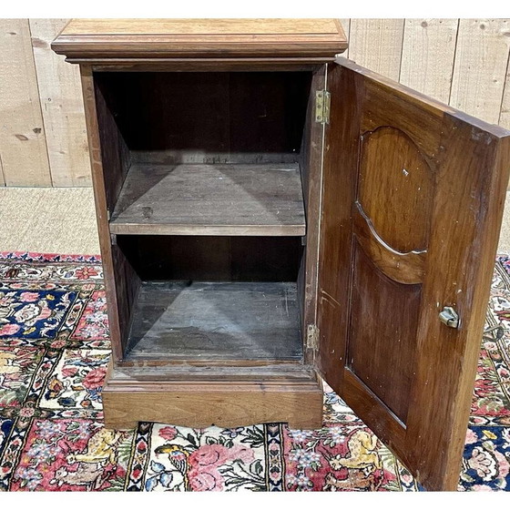 Image 1 of Vintage Nachttisch aus blondem Mahagoni, England