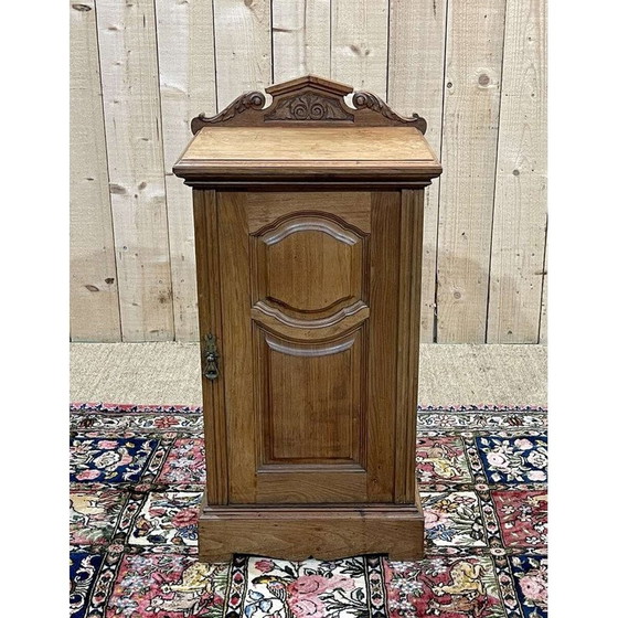 Image 1 of Vintage Nachttisch aus blondem Mahagoni, England