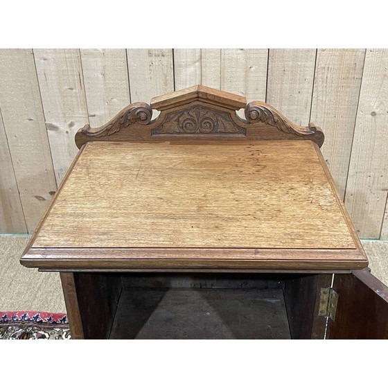 Image 1 of Vintage Nachttisch aus blondem Mahagoni, England