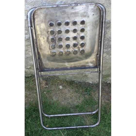 Image 1 of Paar Vintage Metall-Klappstühle 1970