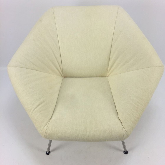 Image 1 of Vintage Cocktail Sessel mit Füßen aus Metall und Stoff