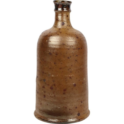 Flasche aus Steingut von Pierre Digan, 1950