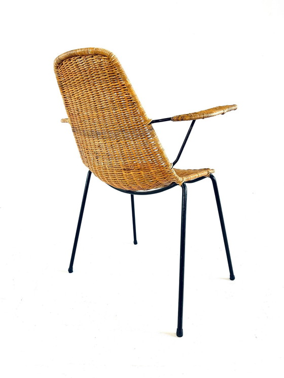 Image 1 of Korbsessel, Campo & Graffi, Italien '50